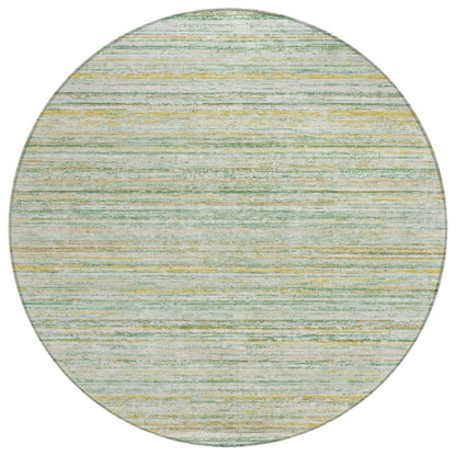 LOOMLAN Rugs Zephyna Mint Washable Indoor-Outdoor Rug