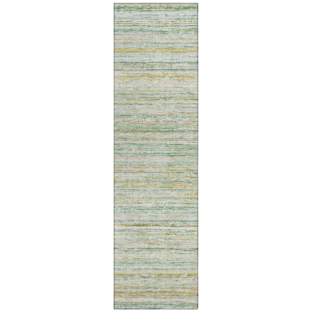LOOMLAN Rugs Zephyna Mint Washable Indoor-Outdoor Rug