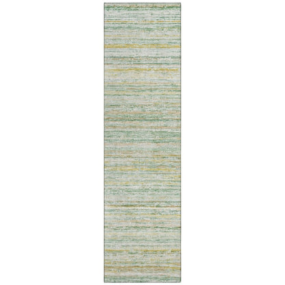 LOOMLAN Rugs Zephyna Mint Washable Indoor-Outdoor Rug