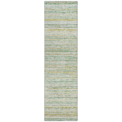 LOOMLAN Rugs Zephyna Mint Washable Indoor-Outdoor Rug
