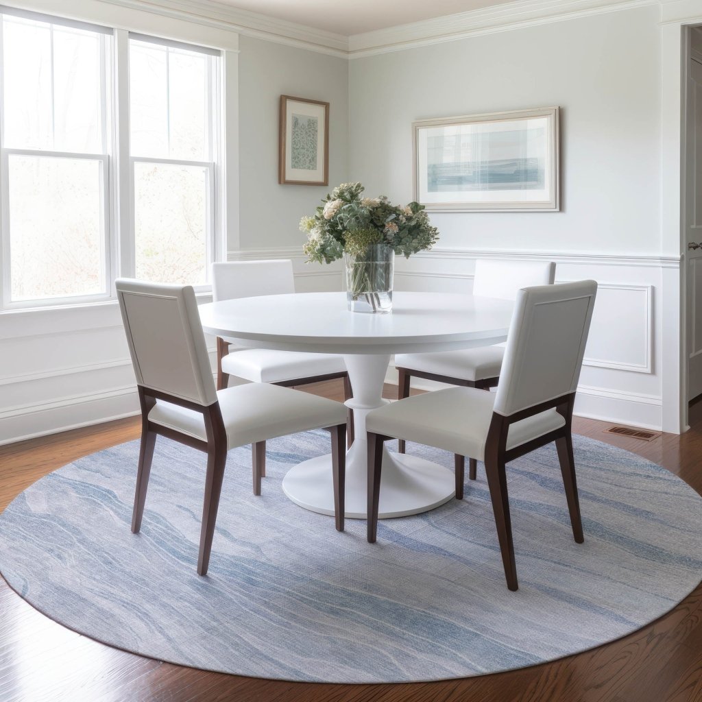 LOOMLAN Rugs Zevalyn Blue Washable Indoor-Outdoor Rug