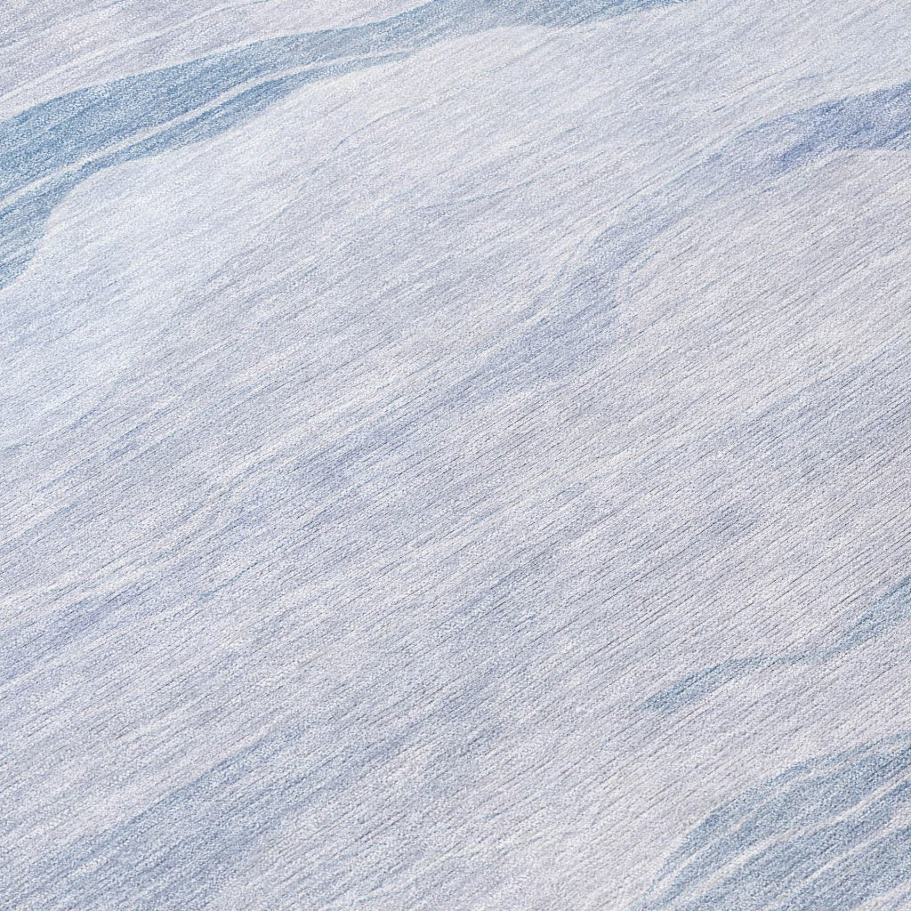 LOOMLAN Rugs Zevalyn Blue Washable Indoor-Outdoor Rug