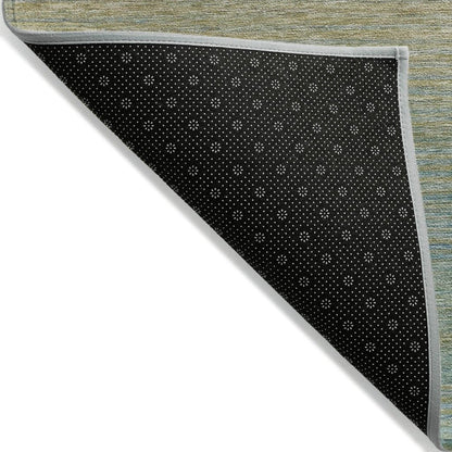 LOOMLAN Rugs Zeyna Blue Washable Indoor-Outdoor Rug