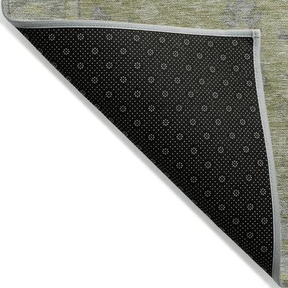 LOOMLAN Rugs Zia Green Washable Indoor-Outdoor Rug