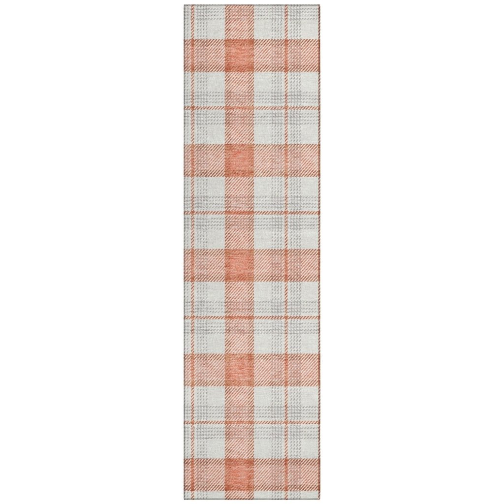 LOOMLAN Rugs Zinara Coral Washable Indoor-Outdoor Rug