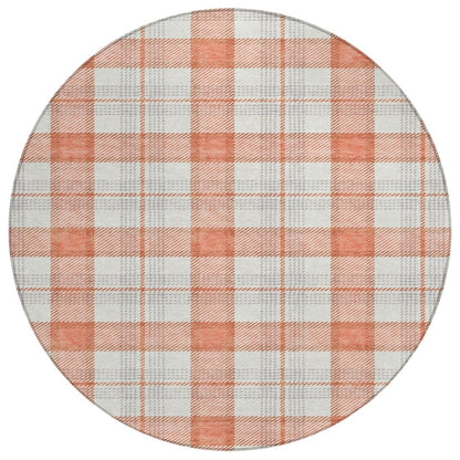 LOOMLAN Rugs Zinara Coral Washable Indoor-Outdoor Rug