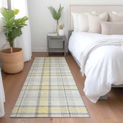 LOOMLAN Rugs Zinara Gold Washable Indoor-Outdoor Rug