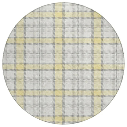 LOOMLAN Rugs Zinara Gold Washable Indoor-Outdoor Rug