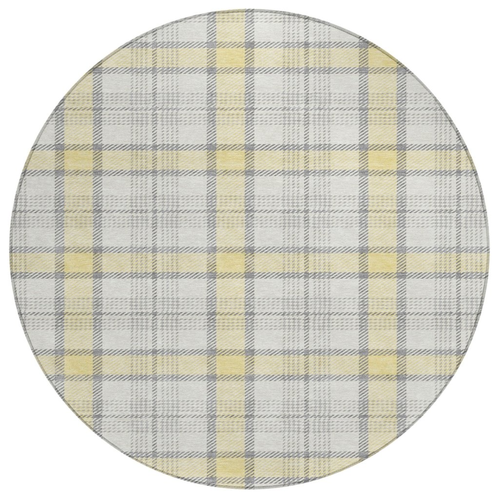 LOOMLAN Rugs Zinara Gold Washable Indoor-Outdoor Rug