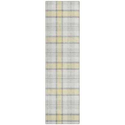 LOOMLAN Rugs Zinara Gold Washable Indoor-Outdoor Rug