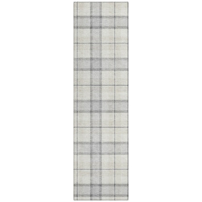 Zinara Gray Washable Indoor - Outdoor Rug - LOOMLAN - LOOMLAN Rugs - Outdoor Rugs