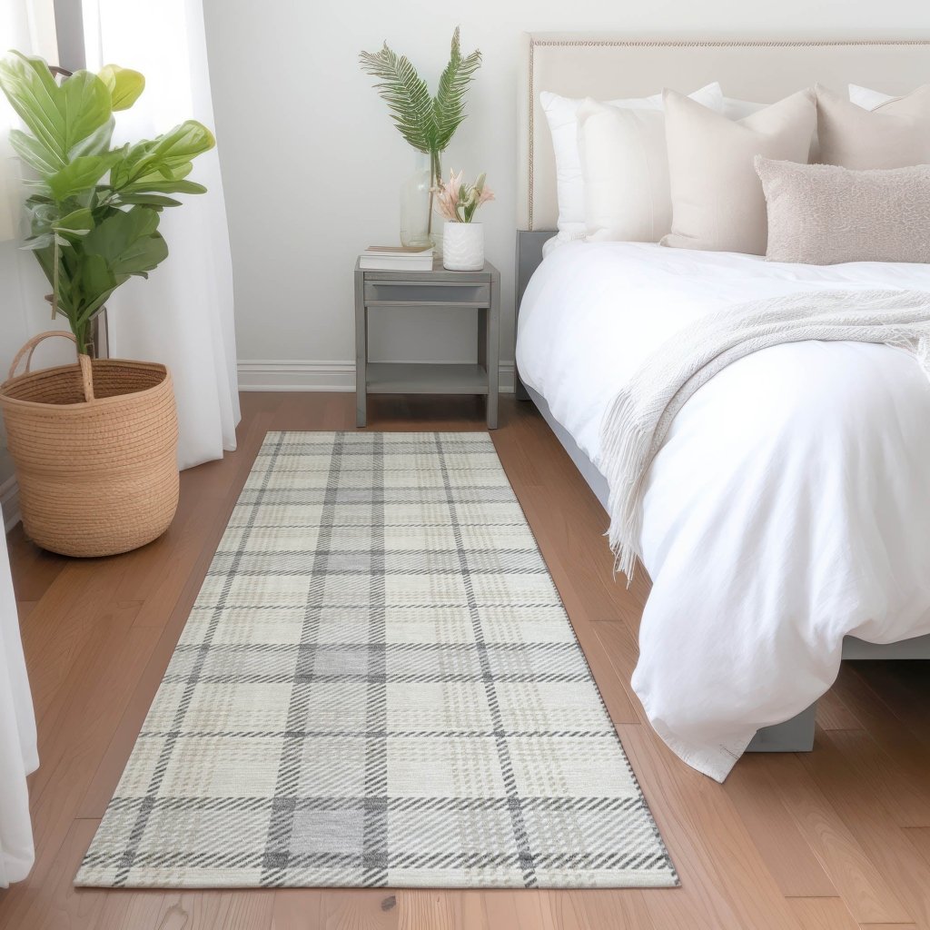 Zinara Gray Washable Indoor - Outdoor Rug - LOOMLAN - LOOMLAN Rugs - Outdoor Rugs