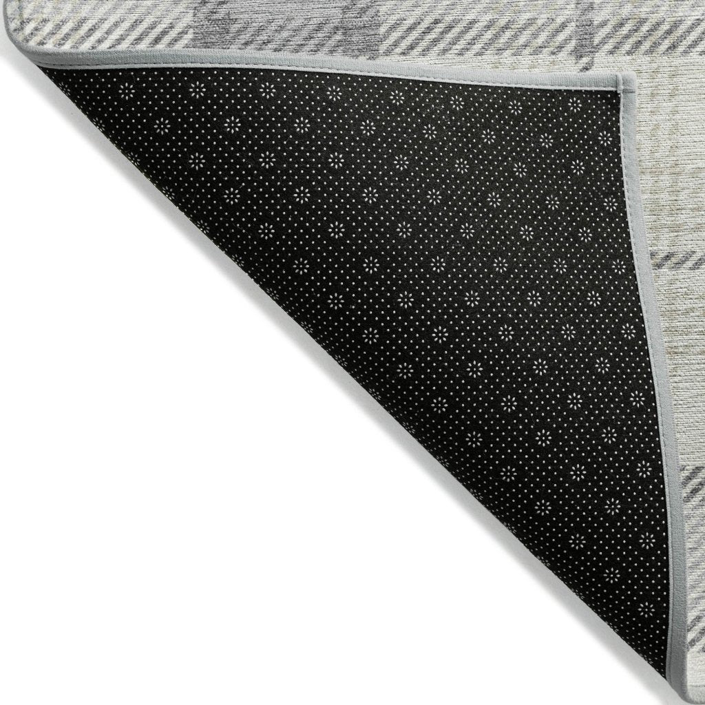 Zinara Gray Washable Indoor - Outdoor Rug - LOOMLAN - LOOMLAN Rugs - Outdoor Rugs