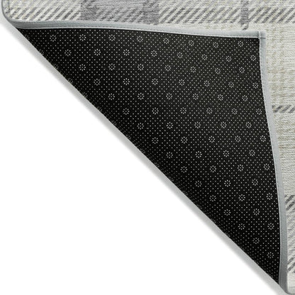 Zinara Gray Washable Indoor - Outdoor Rug - LOOMLAN - LOOMLAN Rugs - Outdoor Rugs