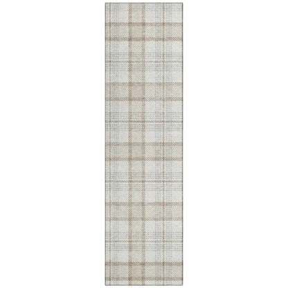 LOOMLAN Rugs Zinara Ivory Washable Indoor-Outdoor Rug