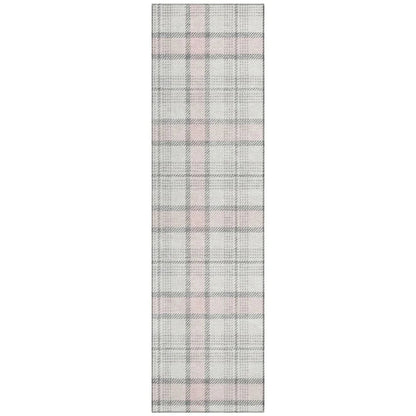 LOOMLAN Rugs Zinara Pink Washable Indoor-Outdoor Rug