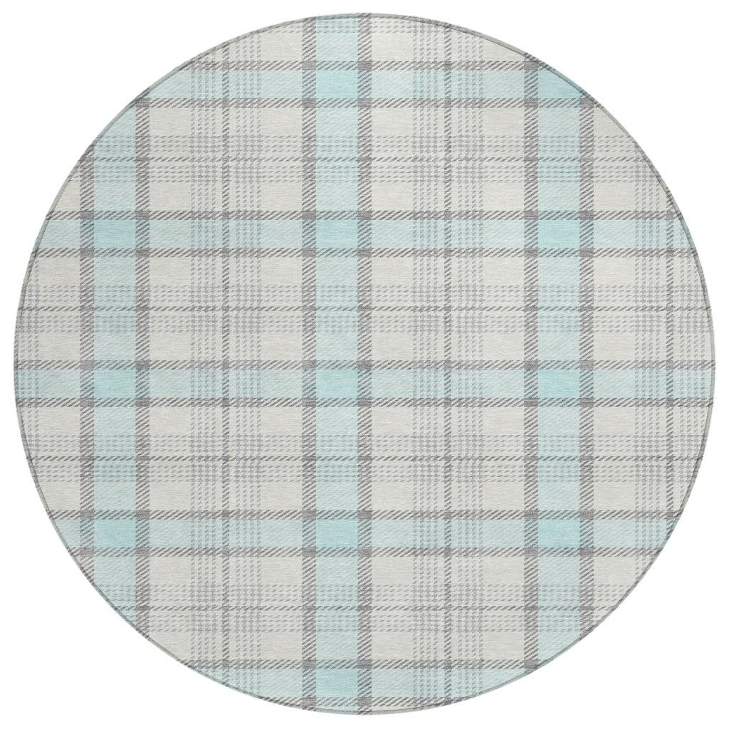 LOOMLAN Rugs Zinara Sky Washable Indoor-Outdoor Rug