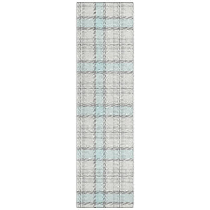 LOOMLAN Rugs Zinara Sky Washable Indoor-Outdoor Rug