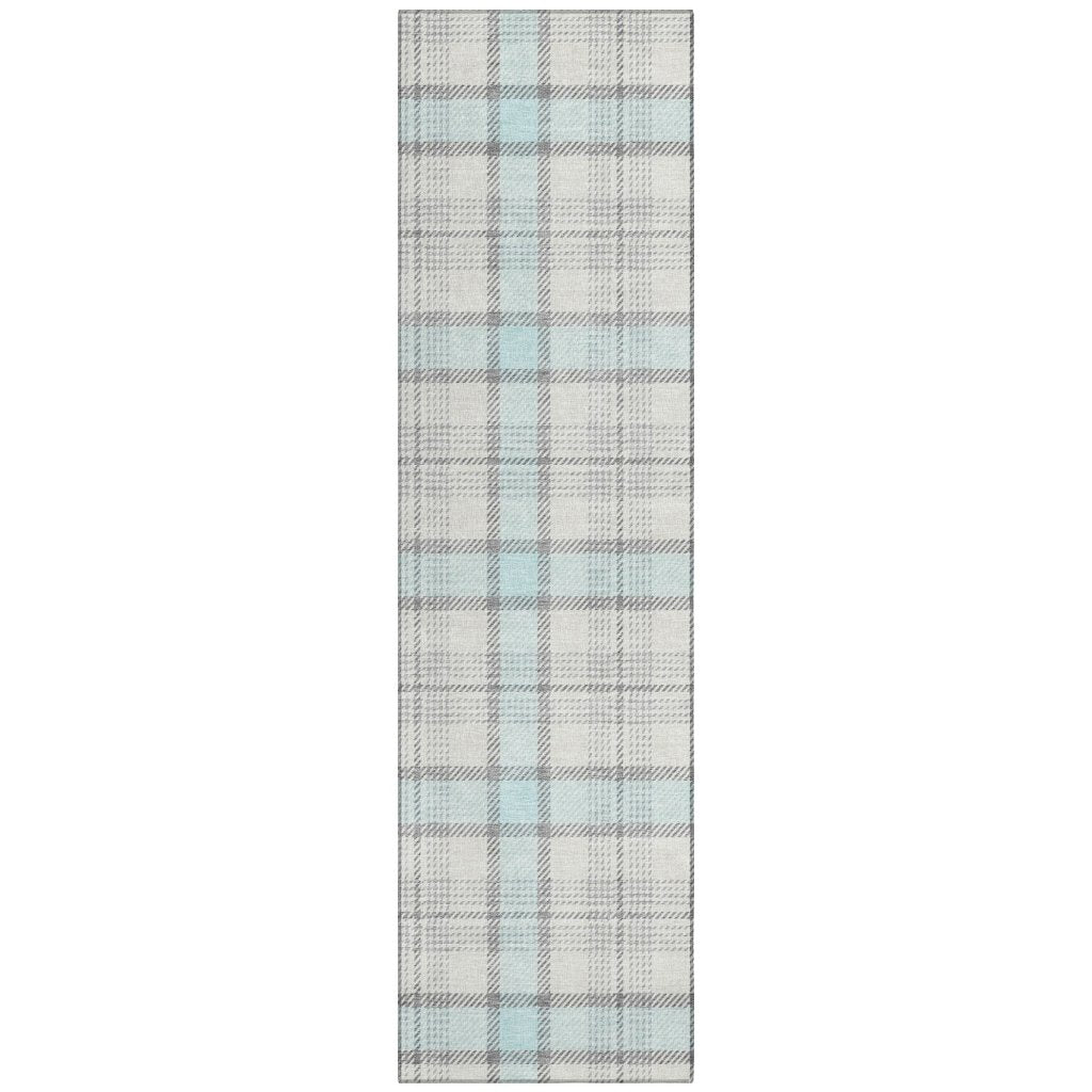 LOOMLAN Rugs Zinara Sky Washable Indoor-Outdoor Rug