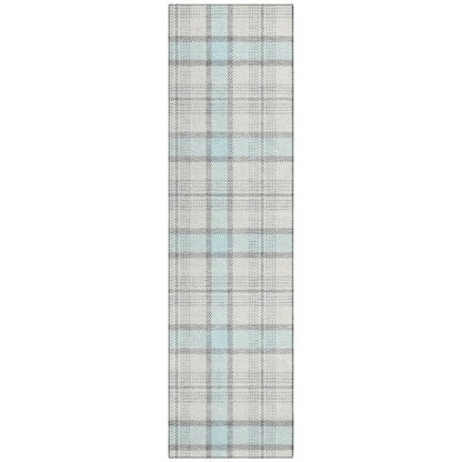 LOOMLAN Rugs Zinara Sky Washable Indoor-Outdoor Rug