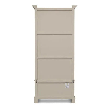 Zoey Bookcase Open Shelves Antique White - LOOMLAN - Sarreid - Bookcases