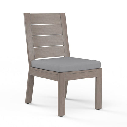 Laguna Sunbrella Upholstered Armless Outdoor Dining Chair (Set of 2)