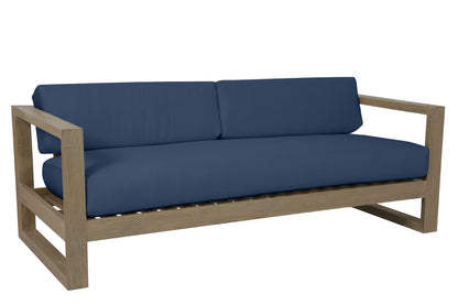 Coastal Teak Sunbrella Upholstered Outdoor Sofa