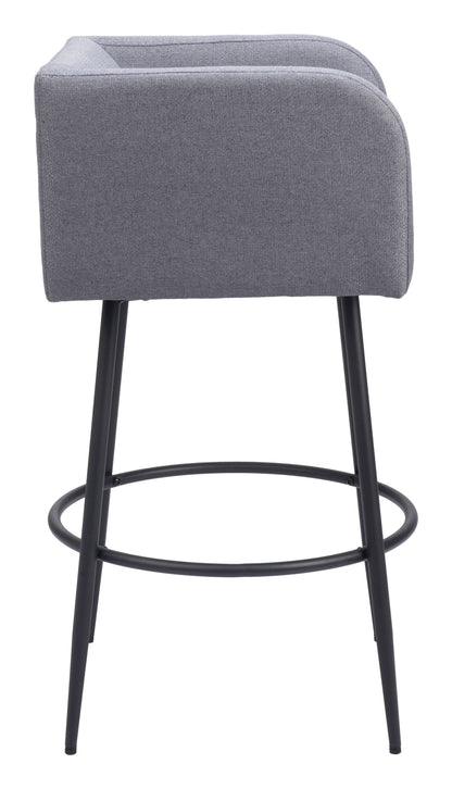 Horbat Barstool (Set of 2) Gray