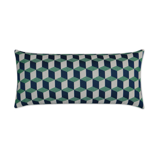 D.V. Kap Outdoor Puzzle Lumbar Pillow - Emerald