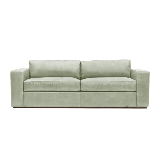 Leather Sleeper Sofa Pull out Couch Queen Size Bed