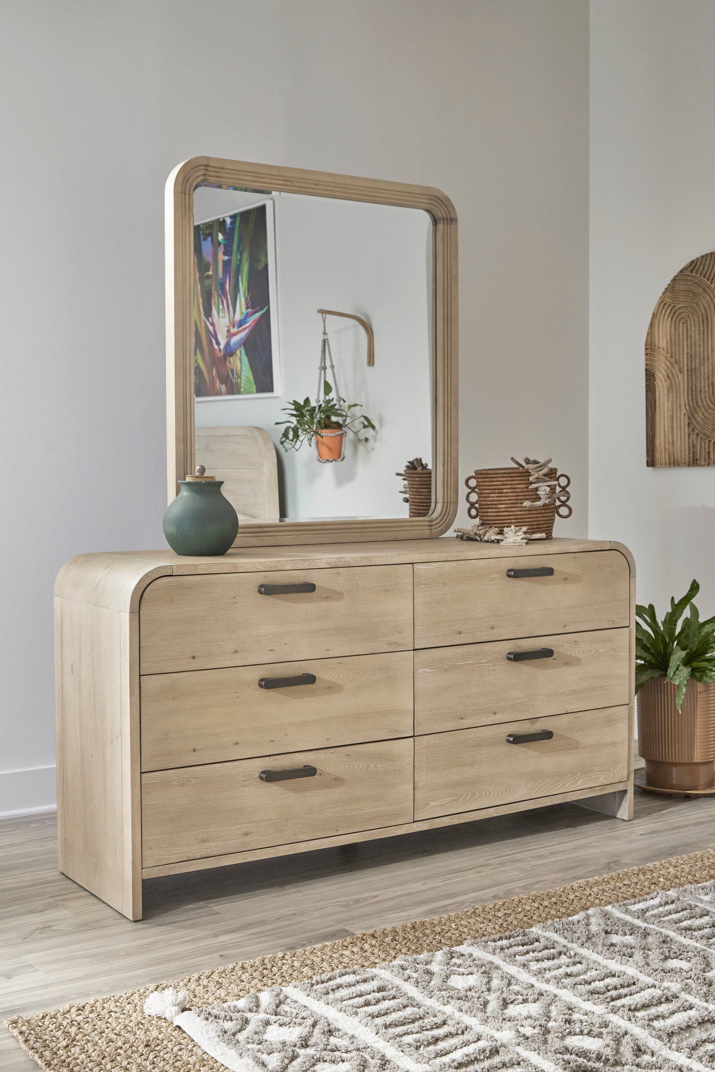 Melia 6-drawer Dresser and Mirror