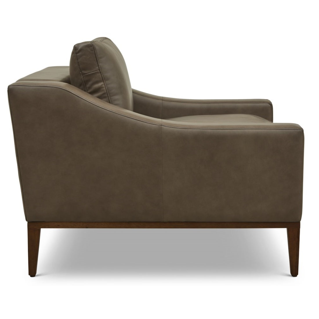 Large Leather Club Chair for Living Room