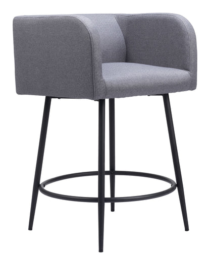 Horbat Counter Stool (Set of 2) Gray