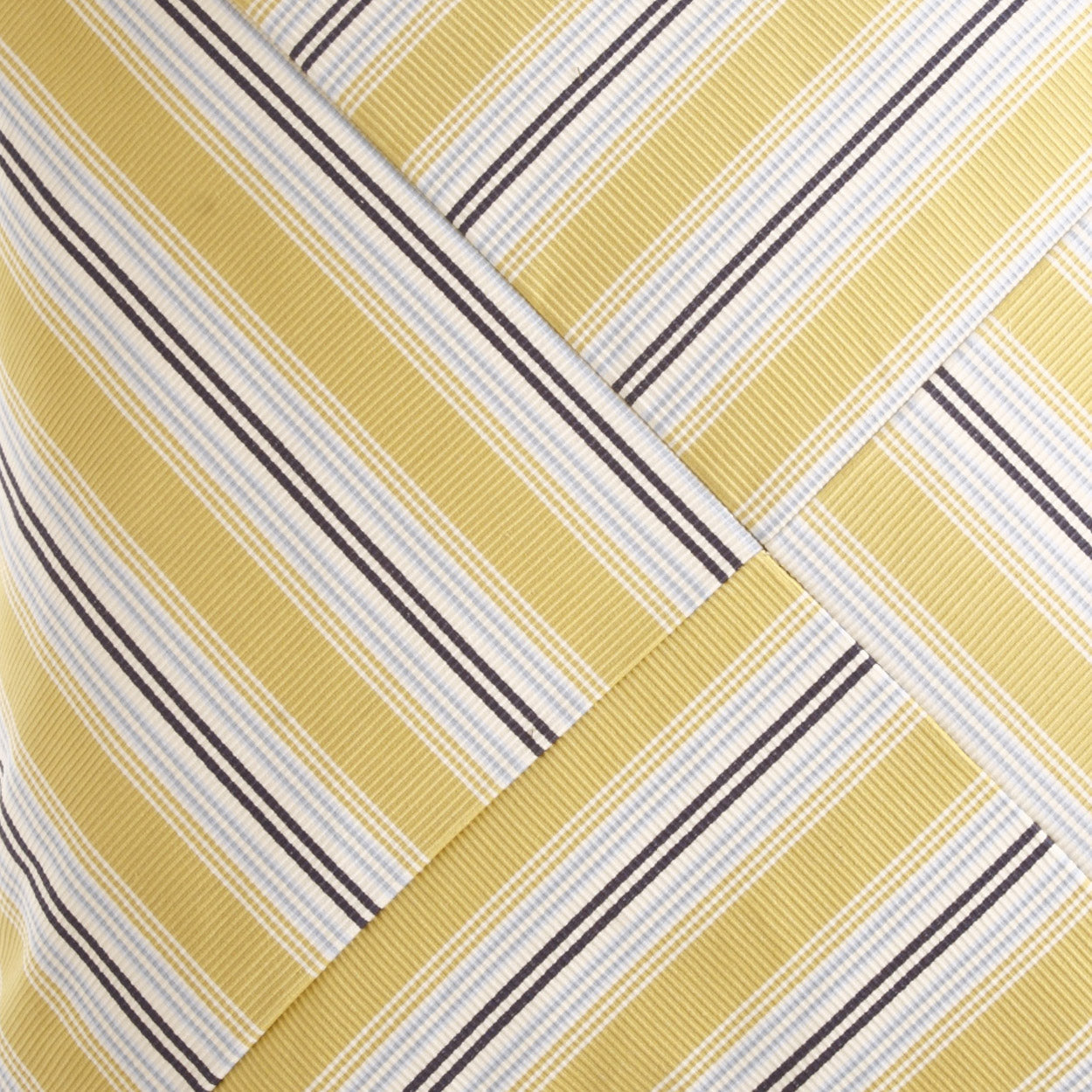 D.V. Kap Ottoman Stripe Yellow Throw Pillow Insert