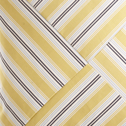D.V. Kap Ottoman Stripe Yellow Throw Pillow Insert