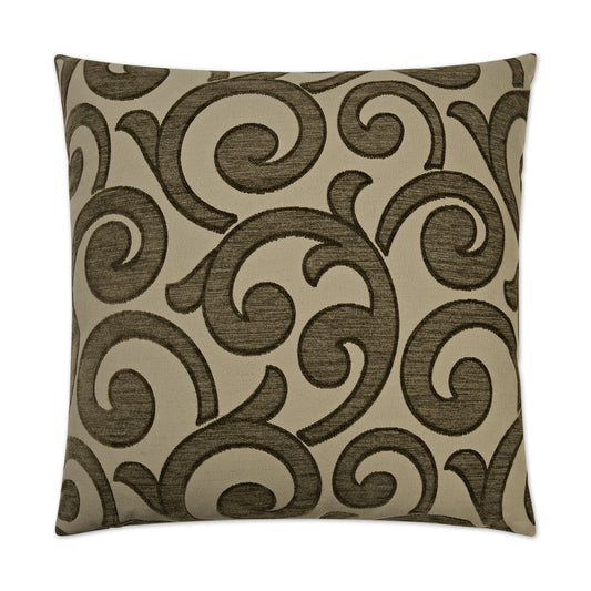 D.V. Kap Key Taupe Throw Pillow With Insert