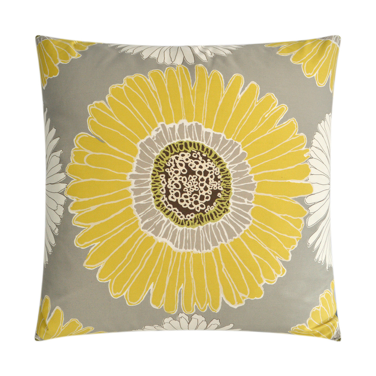 Sunshine Yellow Throw Pillow With Insert