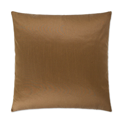 Silkish Toast Brown Throw Pillow With Insert