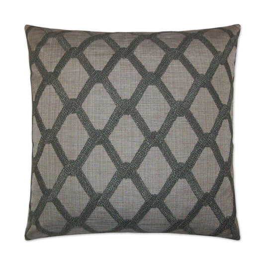 D.V. Kap Intertwine Grey Throw Pillow With Insert