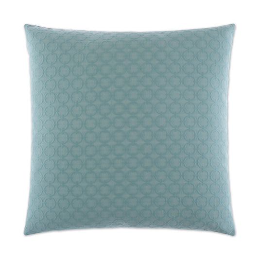 D.V. Kap Full Circle Aqua Blue Throw Pillow Insert
