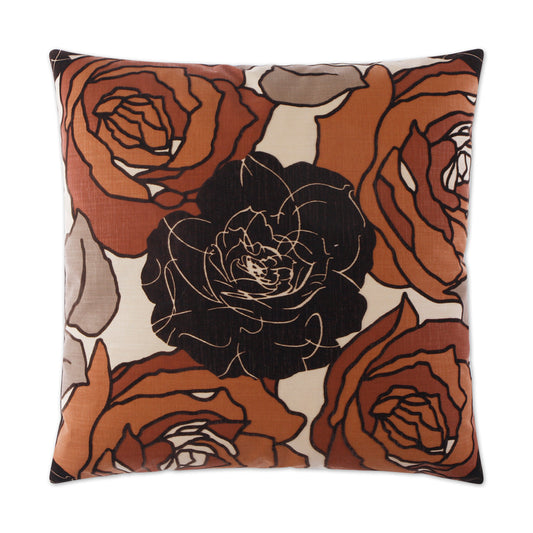 D.V. Kap Secret Garden Mink Multi Color Throw Pillow Insert