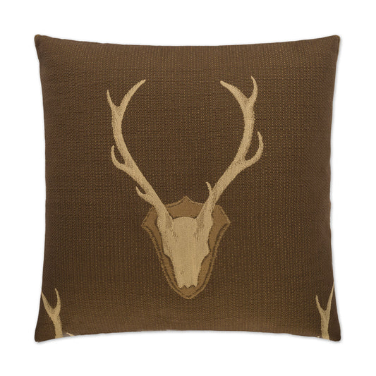 D.V. Kap Uncle Buck Brown Throw Pillow With Insert