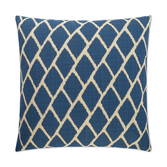 D.V. Kap Sanur Blue Throw Pillow With Insert