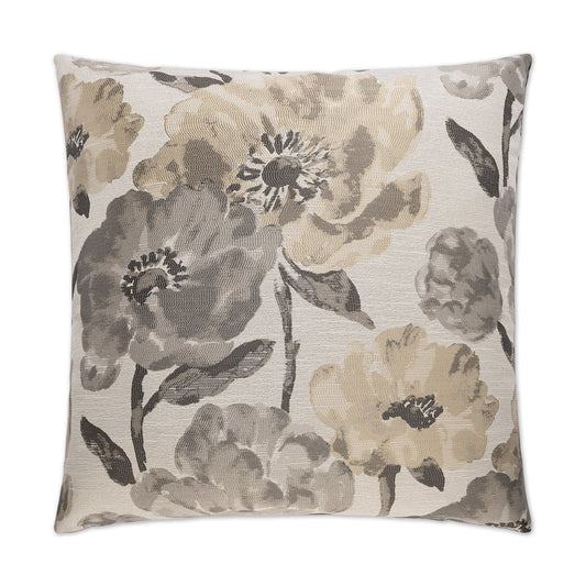 D.V. Kap Lauren Fawn Grey Throw Pillow With Insert