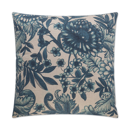 Morocco Blue Throw Pillow With Insert