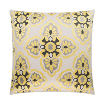 Mulberry Yellow Throw Pillow With Insert