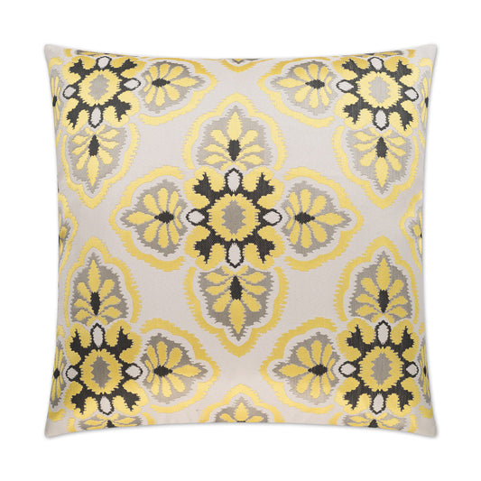 D.V. Kap Mulberry Yellow Throw Pillow With Insert