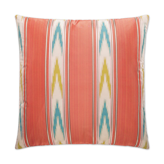 D.V. Kap Manipur Red Throw Pillow With Insert