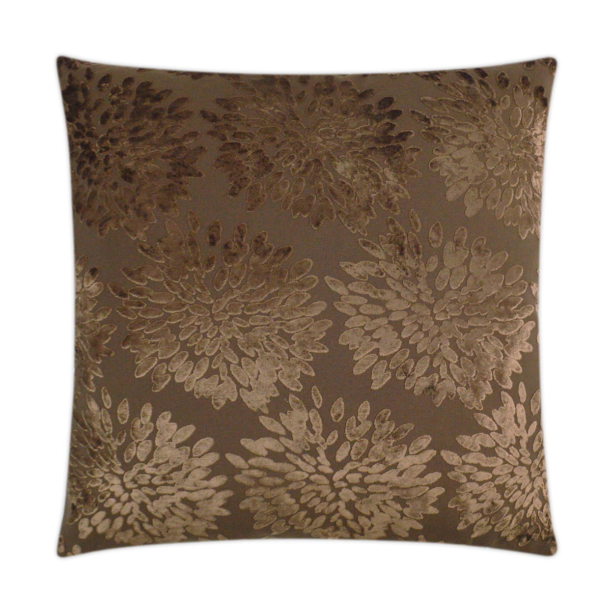 Tuscany Chocolate Brown Throw Pillow With Insert