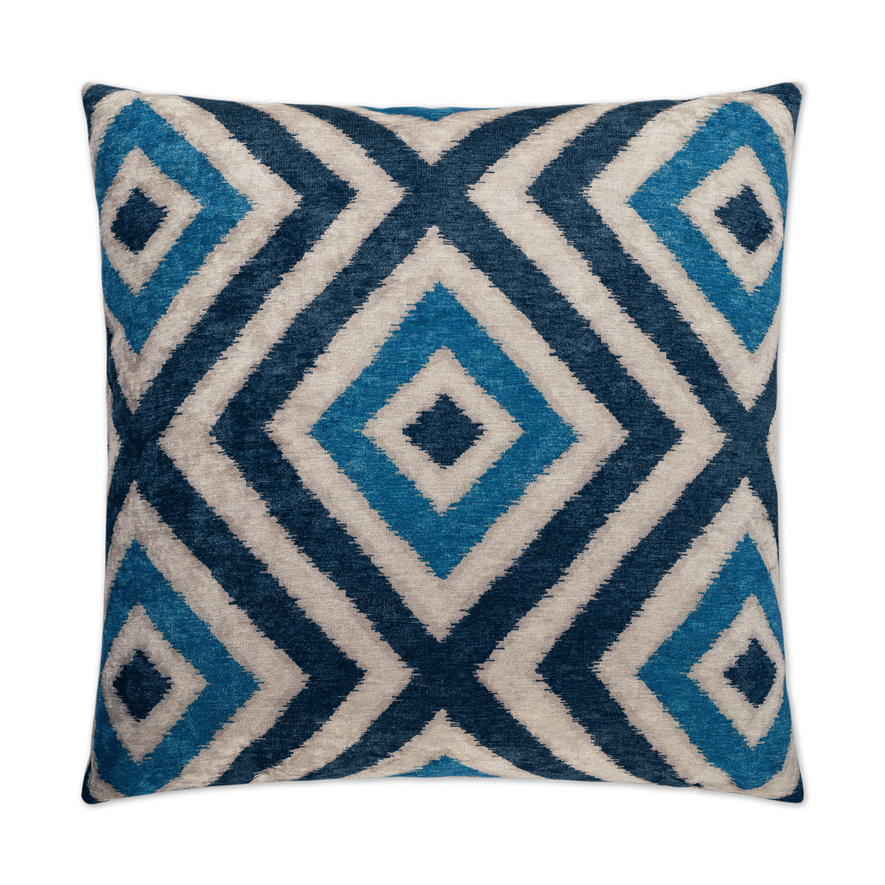 Registan Peacock Blue Throw Pillow With Insert